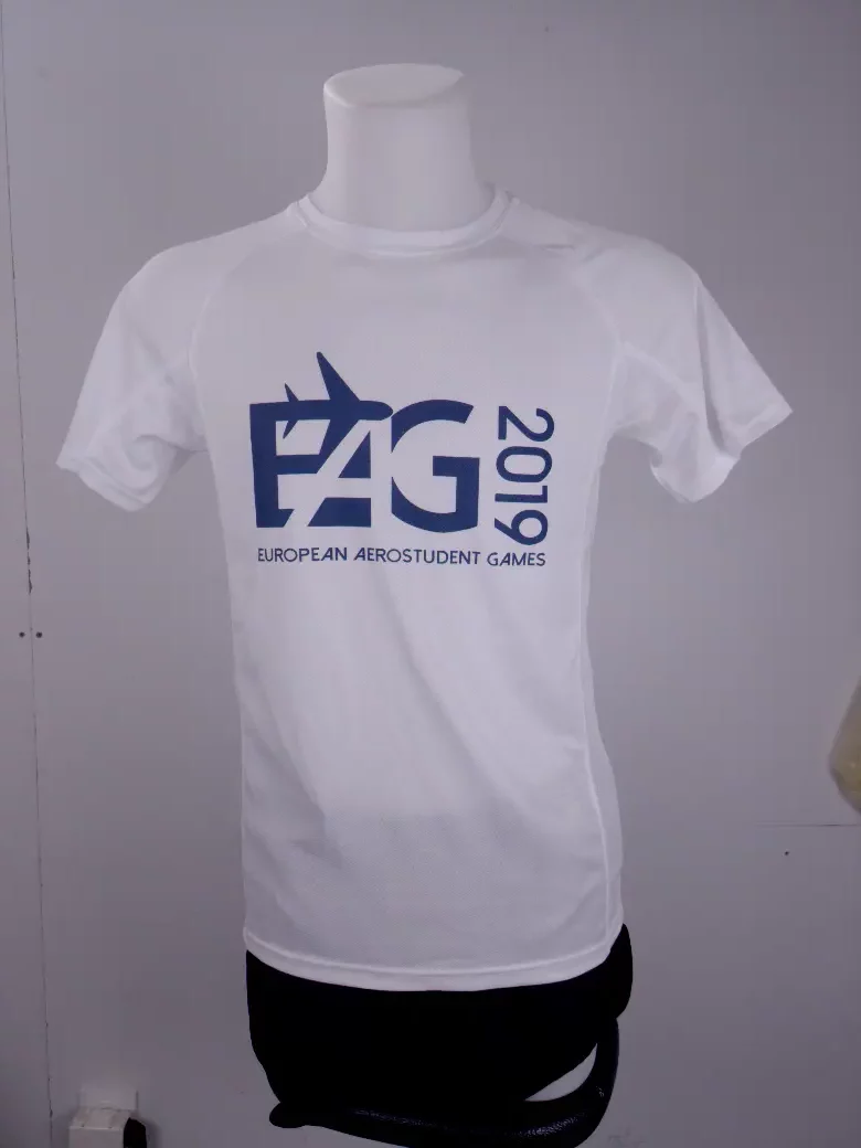 t shirt col rond blanc personnalise impression ser