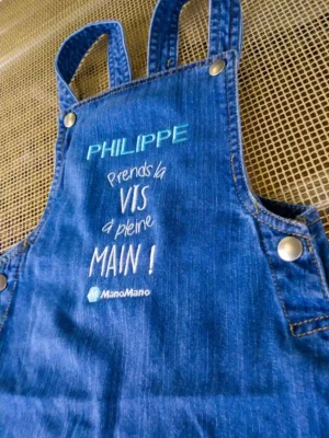 salopette personnalisée